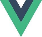 Vue.js web technology symbol